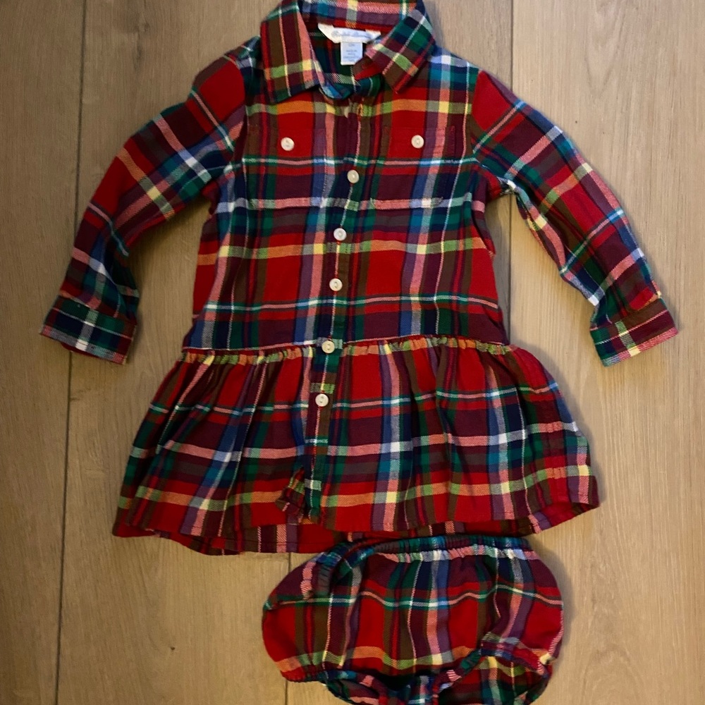 Ralph Lauren 12 months classic dress & bloomers